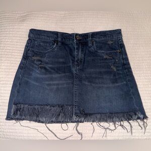 Blank NYC Dark Blue Denim Skirt